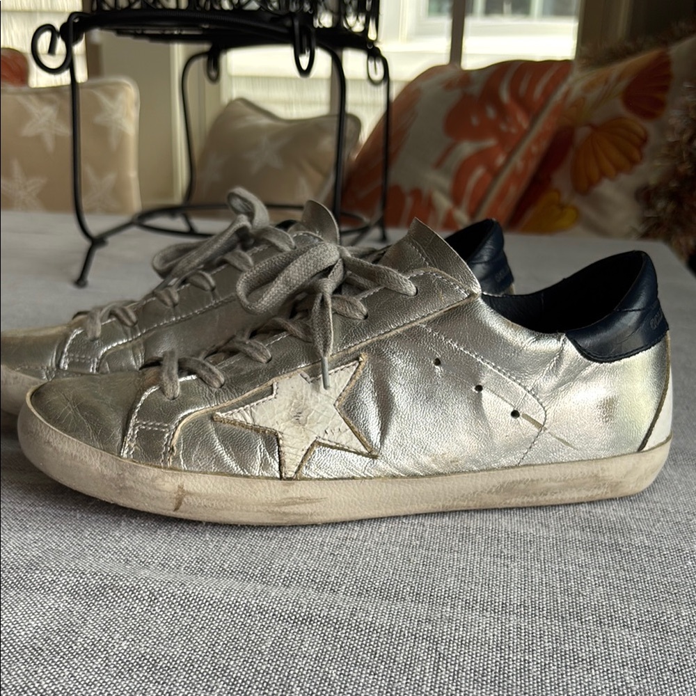 Golden Goose Silver Sneakers - Picture 3 of 10
